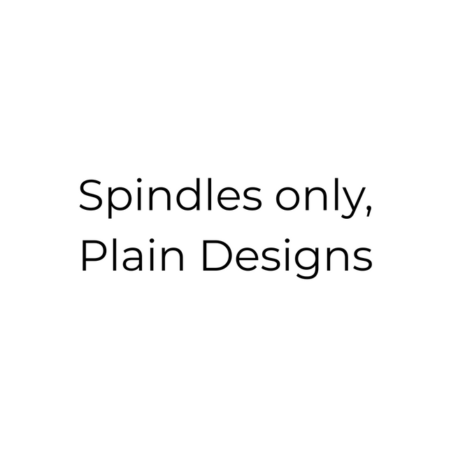Spindles only, Plain Designs | Classic Woodcraft