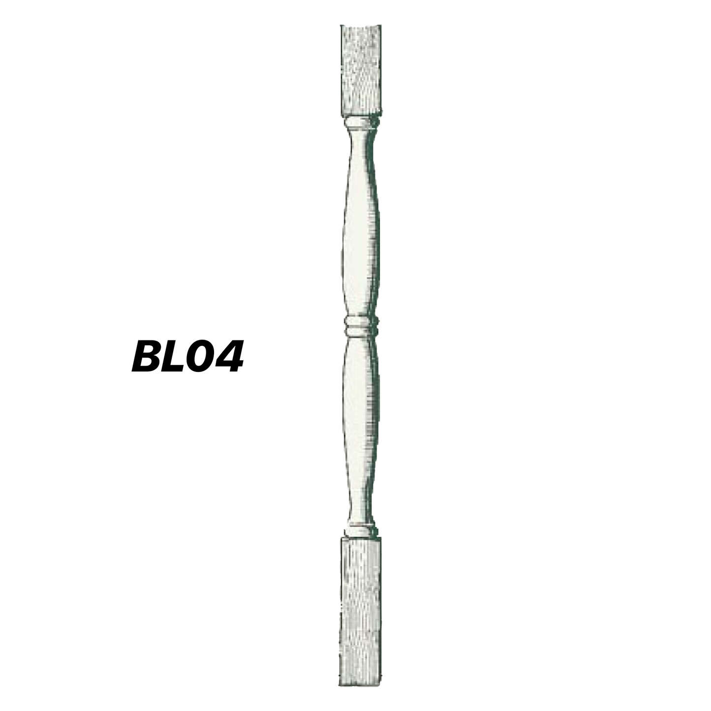 43 x 43mm x 1m Standard Balusters