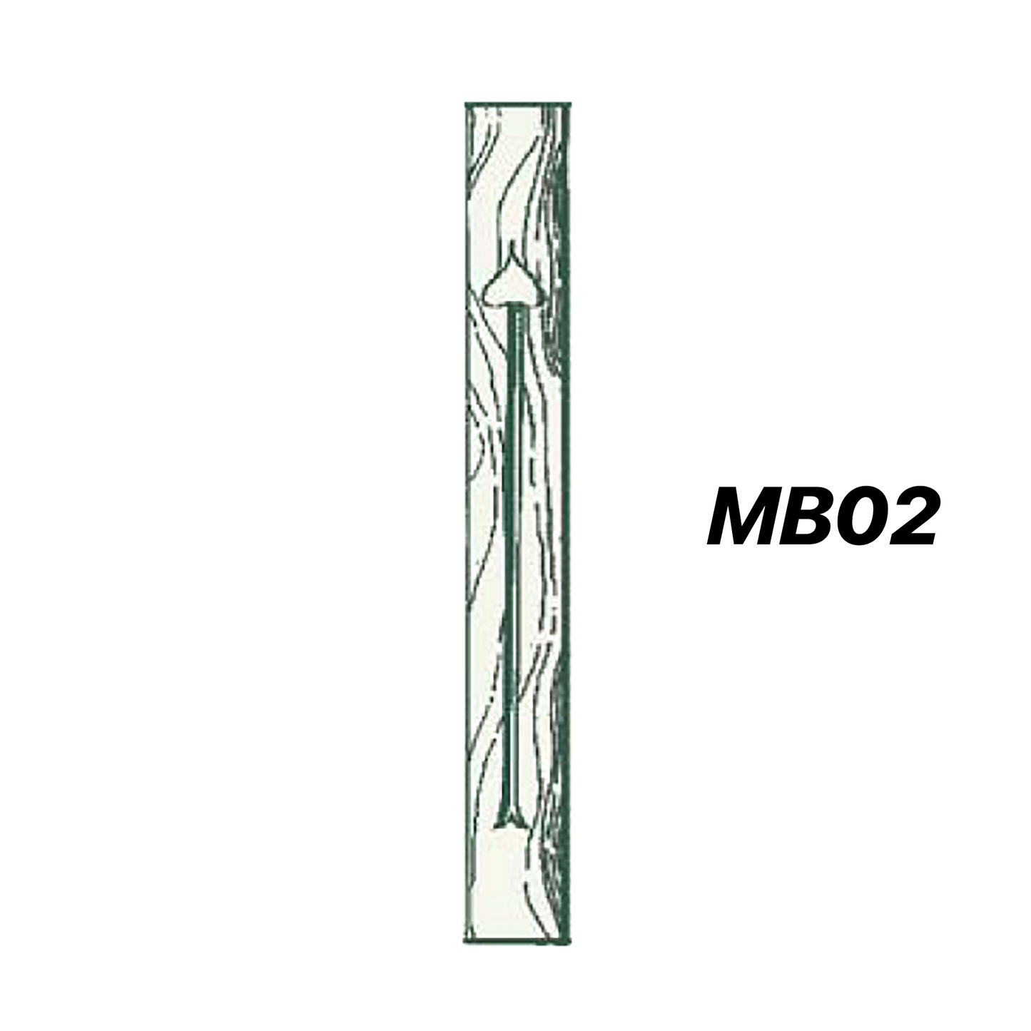 FR04, 300mm high with slats & motifs (select any motif MF01 - MF12)
