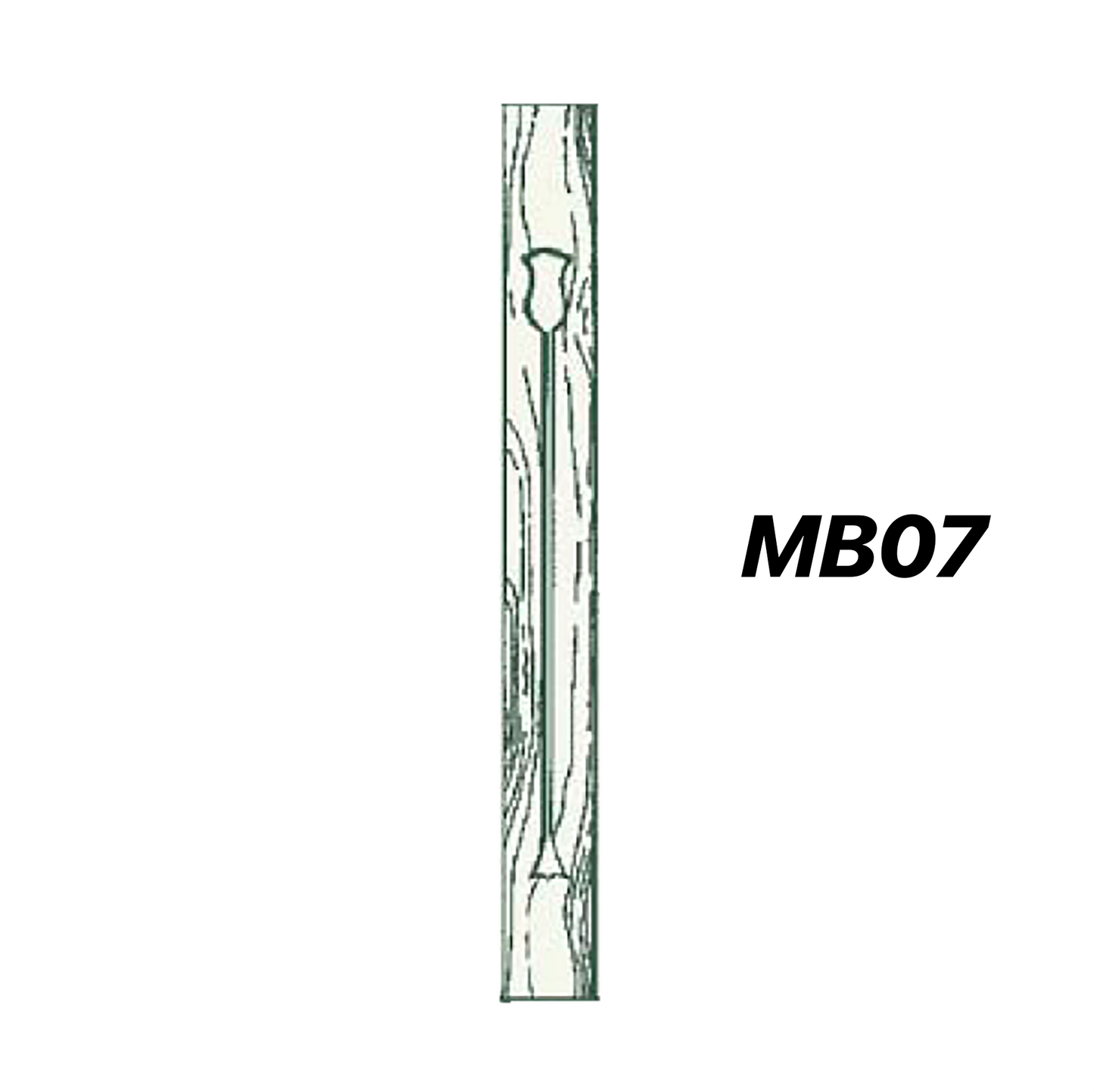 FR04, 300mm high with slats & motifs (select any motif MF01 - MF12)
