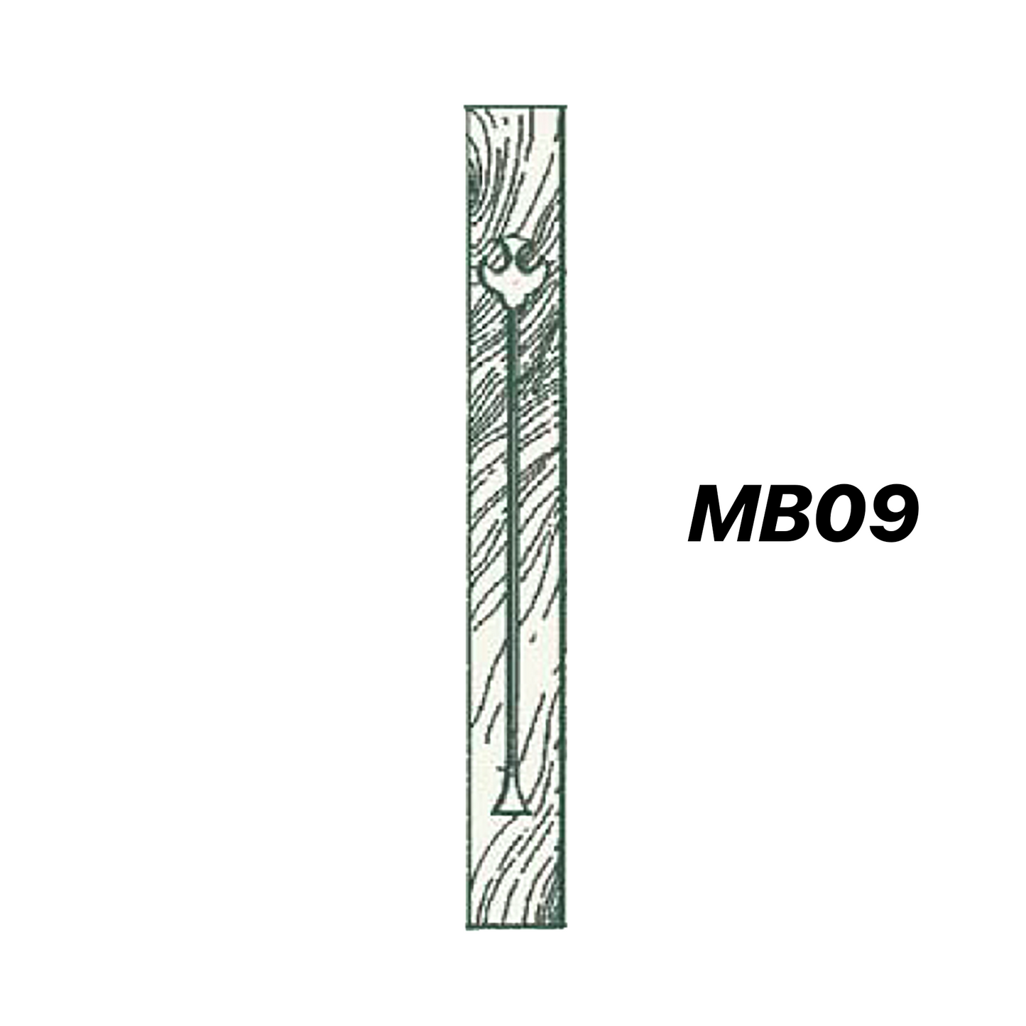 FR04, 300mm high with slats & motifs (select any motif MF01 - MF12)