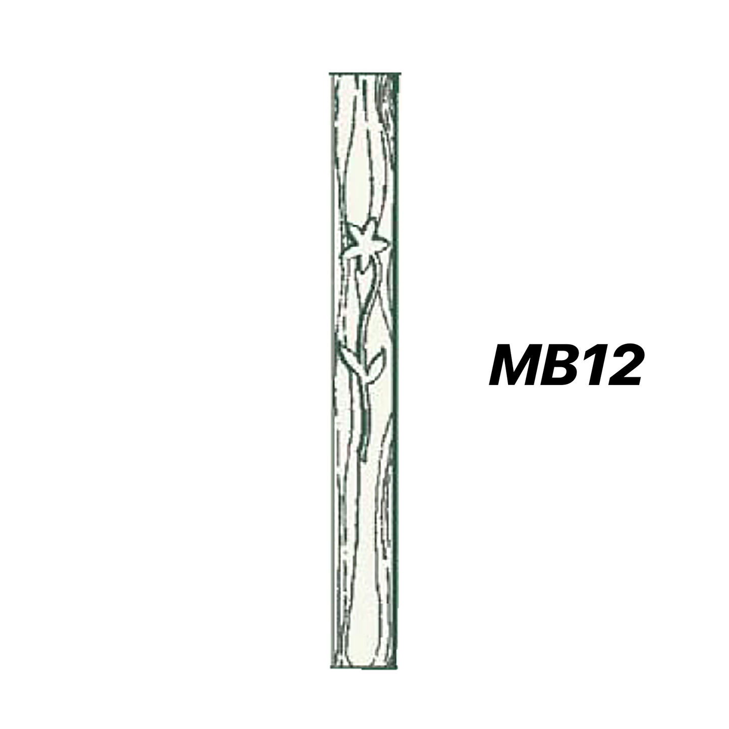 FR04, 300mm high with slats & motifs (select any motif MF01 - MF12)